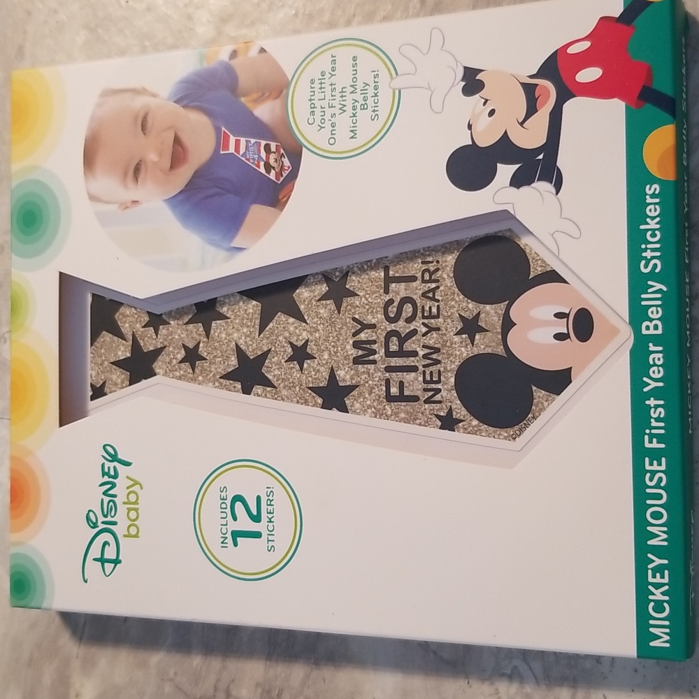 New Disney baby milestones stickers
